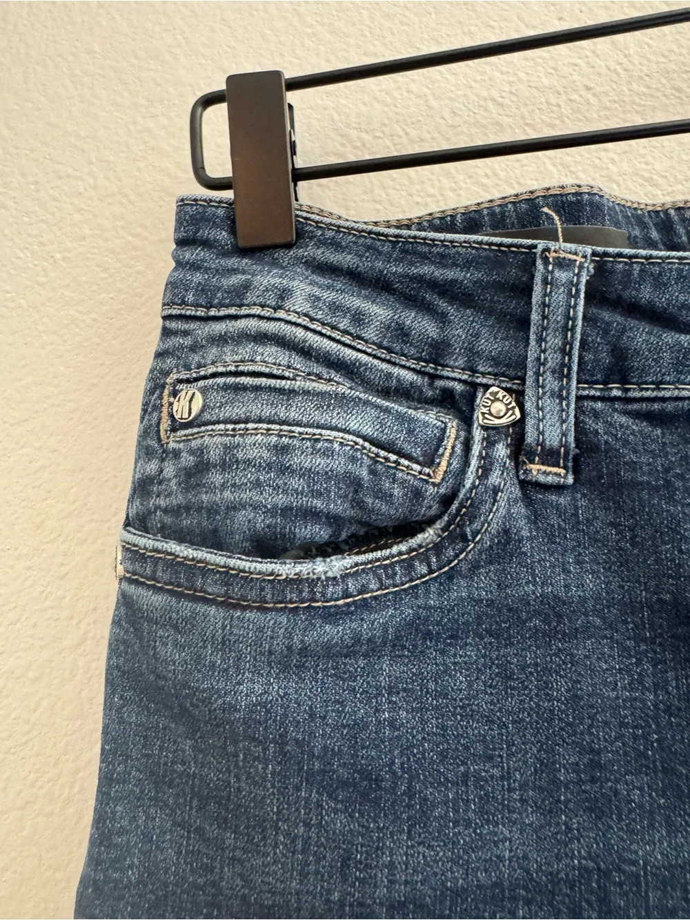 Kut from the Kloth Dark Blue Denim Boyfriend Jeans - Picture 4 of 11